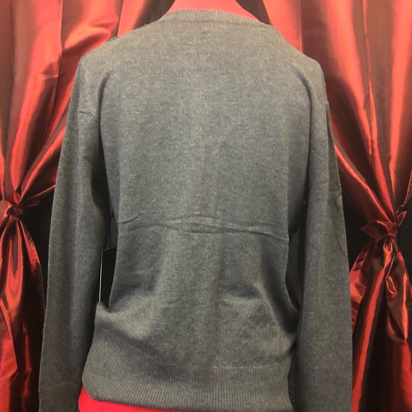 Button-up Textured Cardigan (GRAY) - Picture 2 of 3